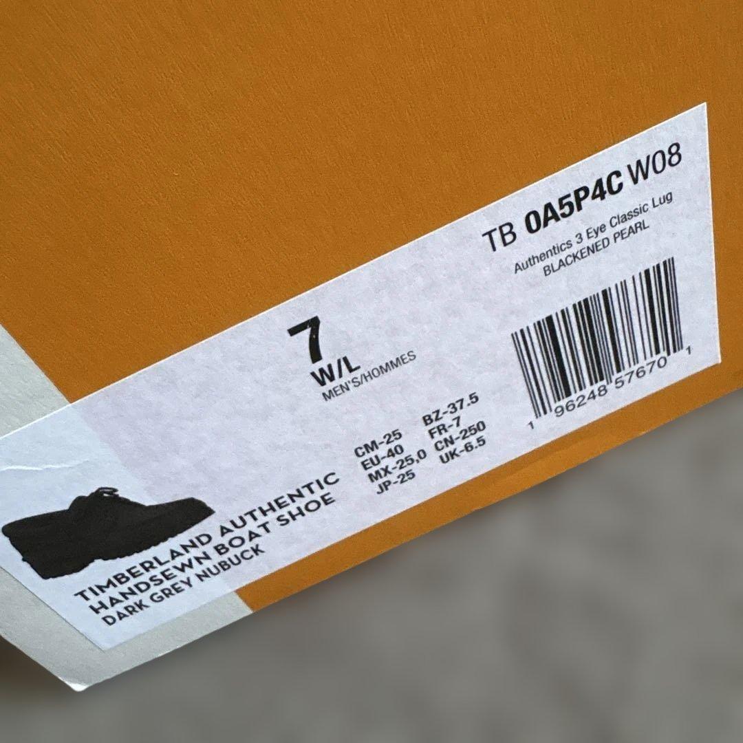 美品！Timberland 3eye スリーアイ デッキシューズ 25cm