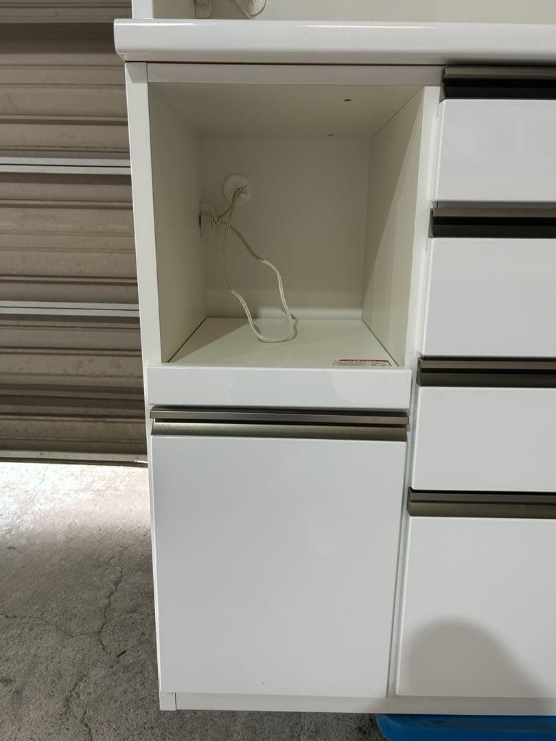 ニトリ キッチンボード ラピス 140 ホワイト 松田家具