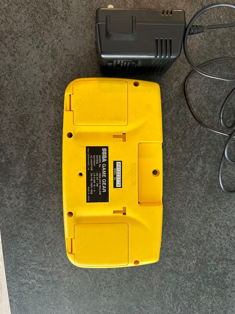 SEGA ゲームギア　イエロー　本体