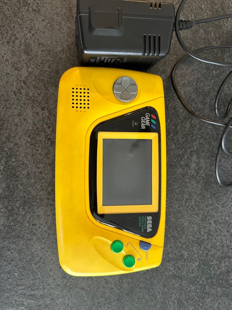 SEGA ゲームギア　イエロー　本体