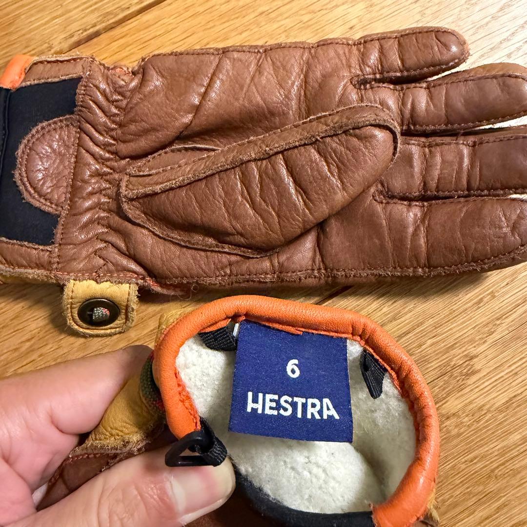 HESTRA ヘストラ WAKAYAMA ワカヤマ サイズ6 レザーグローブ