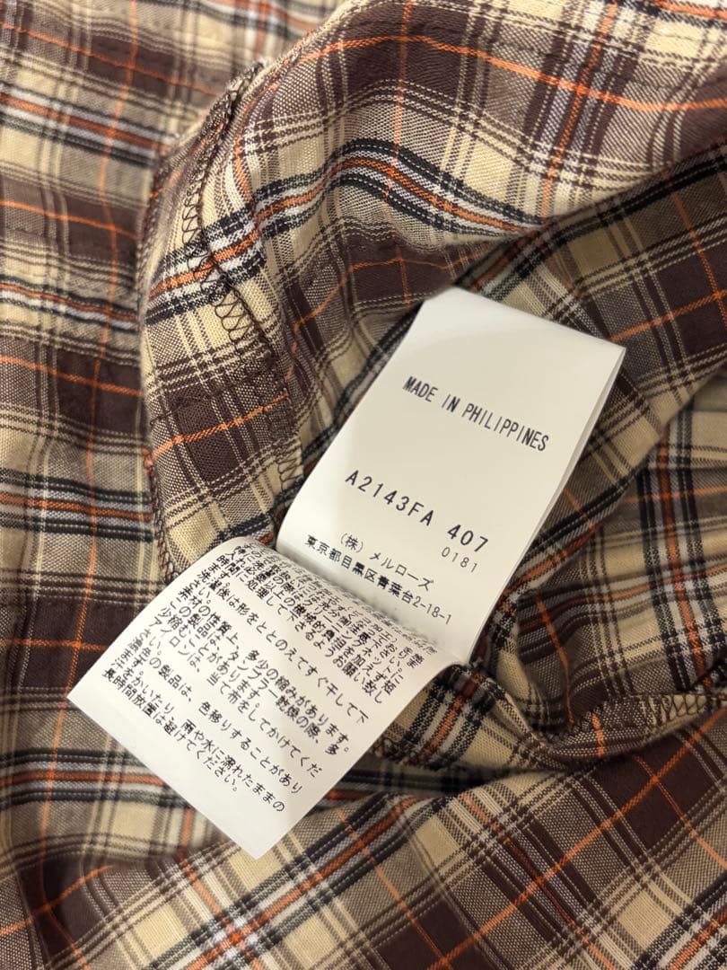 ピンクハウス タータンチェックワンピース