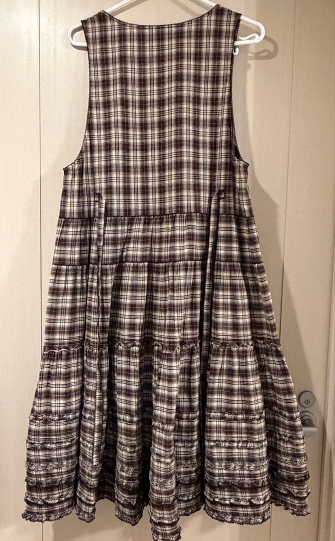 ピンクハウス タータンチェックワンピース