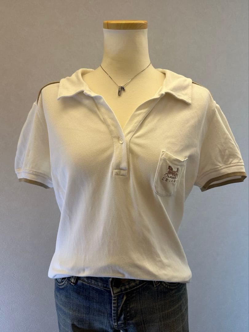 CELINE セリーヌ　ポロシャツ　Y2K