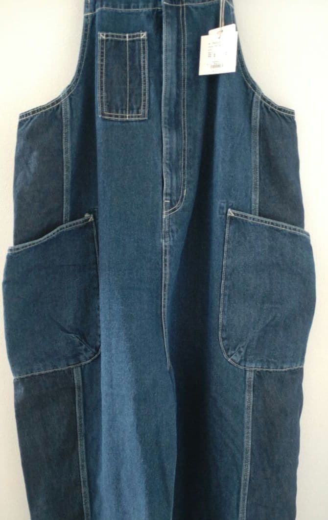 tumugu: ツムグ 10ozデニムサロペットパンツ