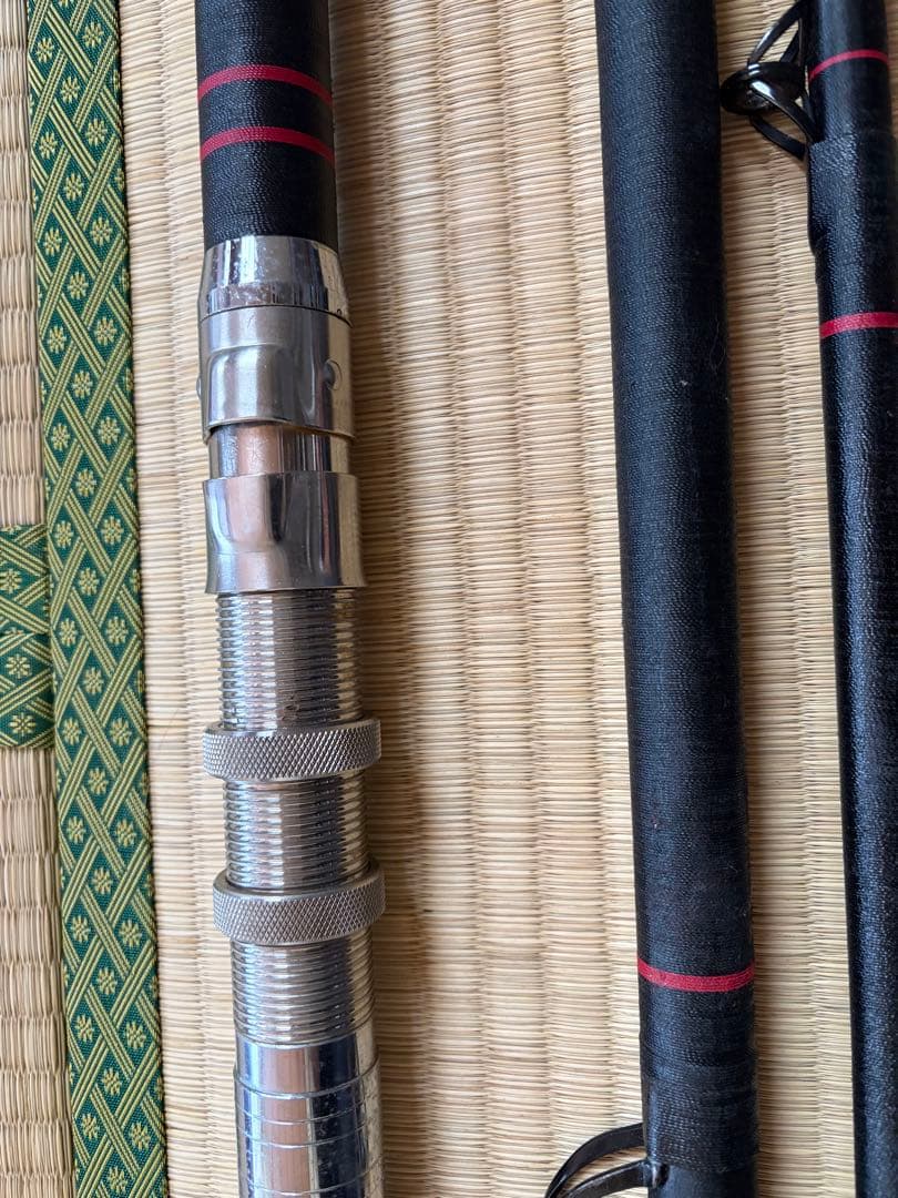 がまくえ　インパルス　70号　竿受けリールセット　美品