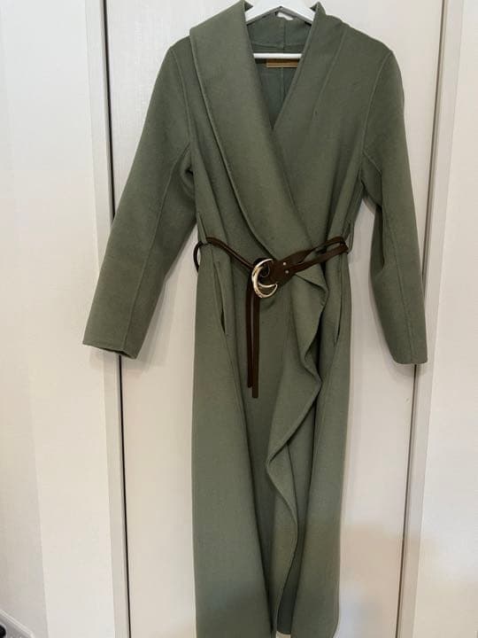 AMERI　UNDRESSED FRILL COLLAR COAT