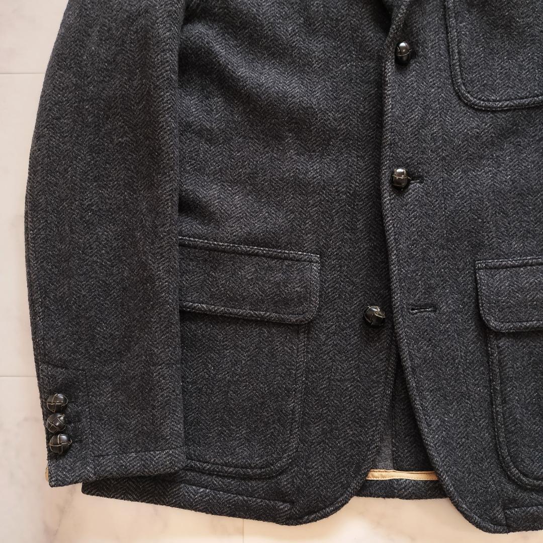 ポロラルフローレン ヘリンボーンツイードジャケット L スミクロ スポーツコート