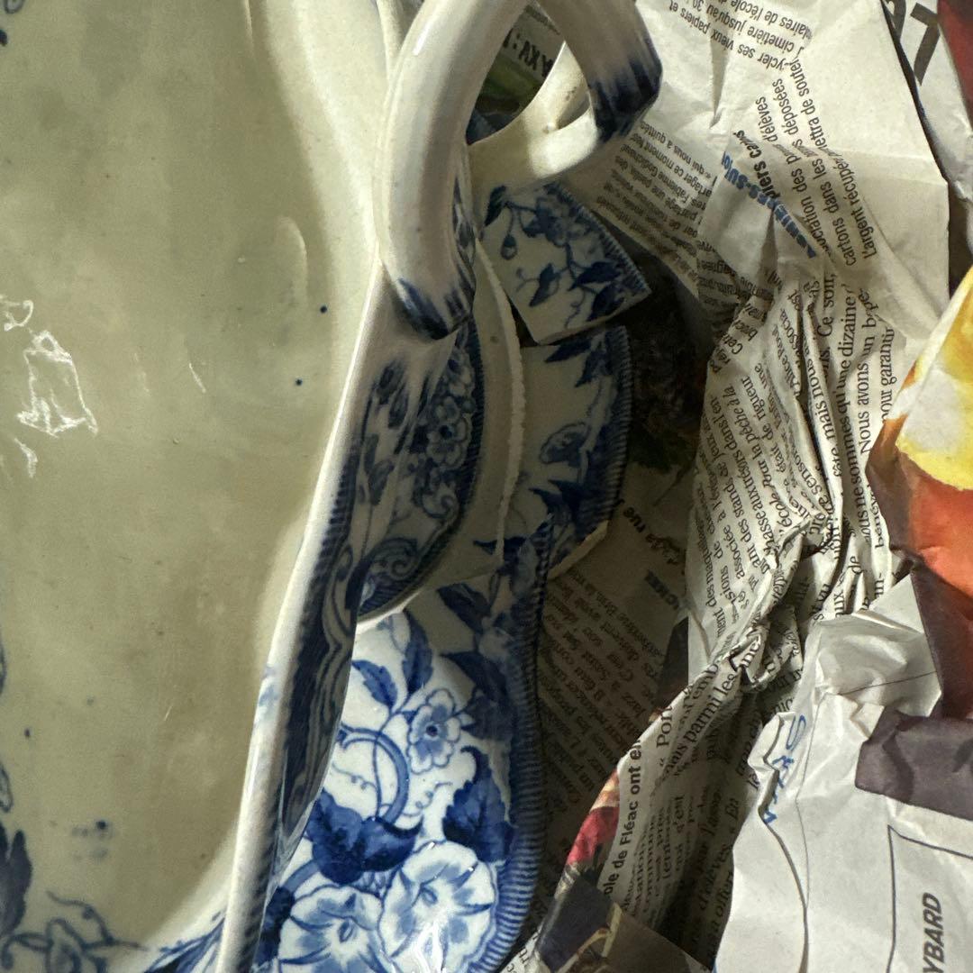 金継ぎ用　クレイユモントロー　ソーシエール　フランスアンティーク食器