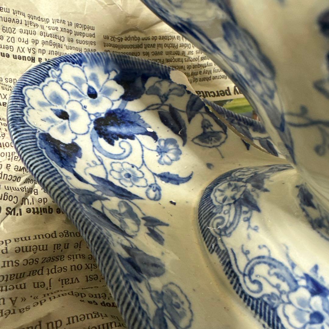 金継ぎ用　クレイユモントロー　ソーシエール　フランスアンティーク食器