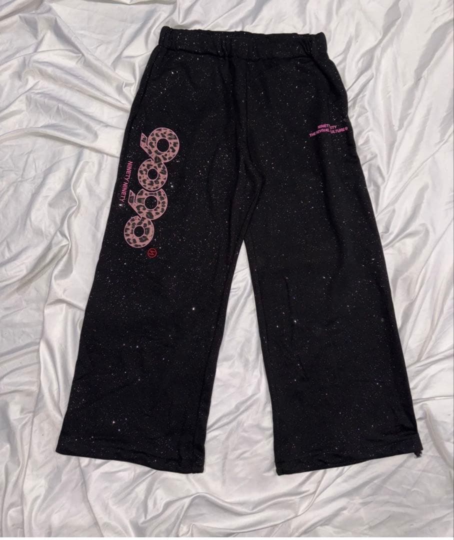 き*ぃ様 9090 girl OG Logo Glitter Sweat Pan