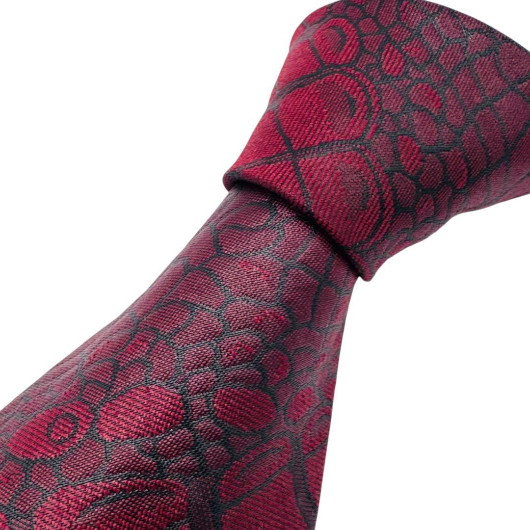 超希少 vintage ジャンポールゴルチエ オム ネクタイ クロコ型押し