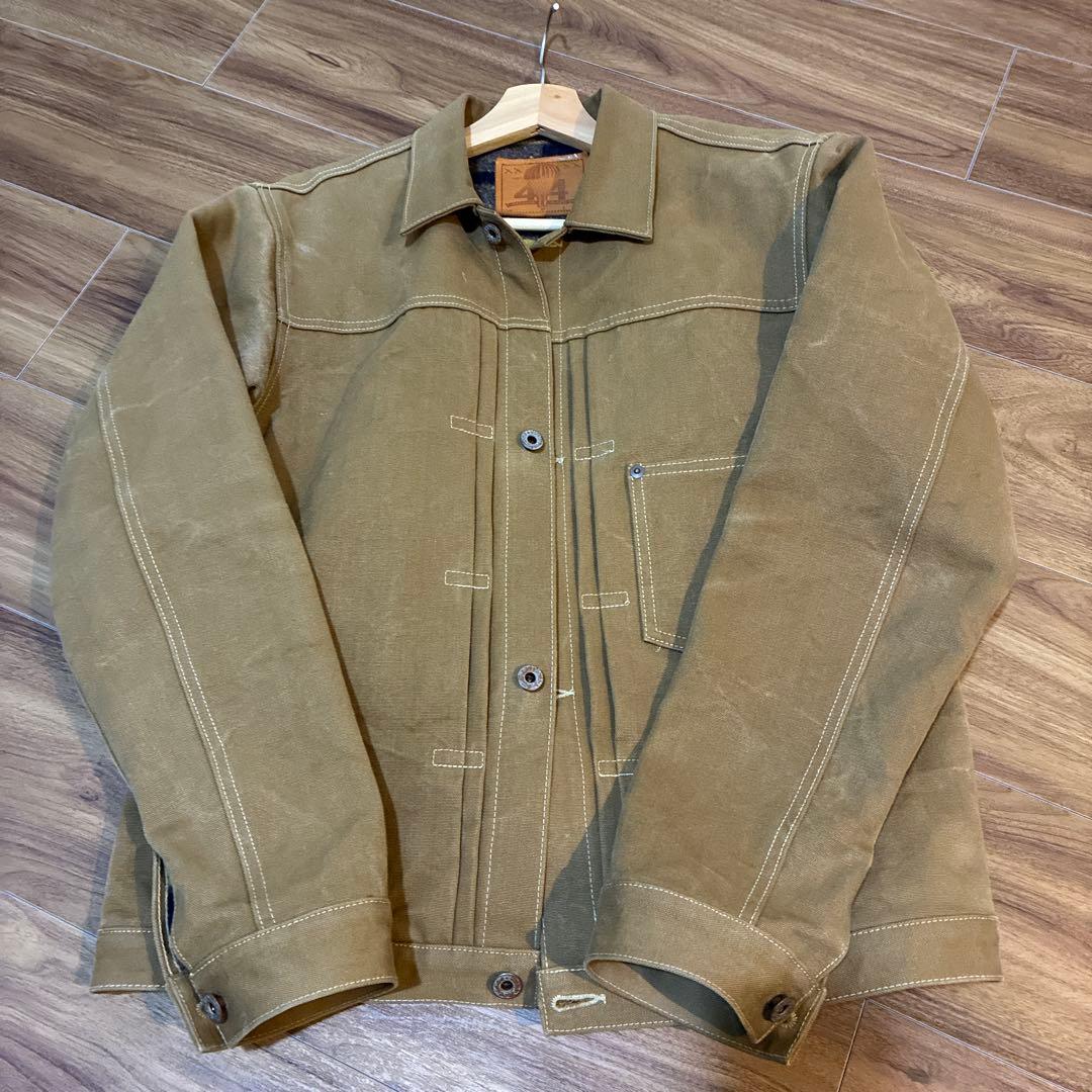 JELADO 21.5ozブラウンダックジャケット44Duck Jacket