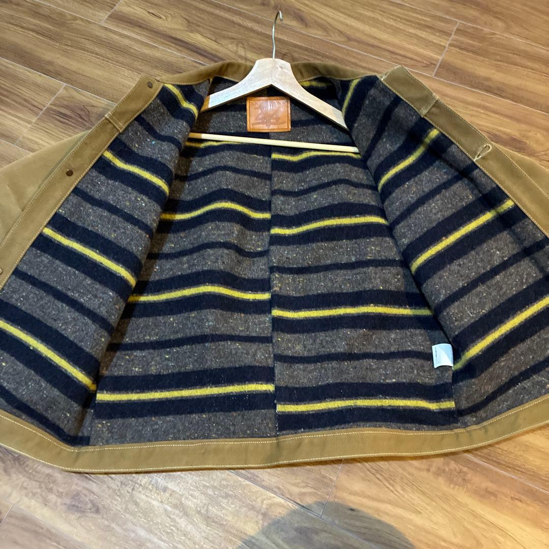 JELADO 21.5ozブラウンダックジャケット44Duck Jacket