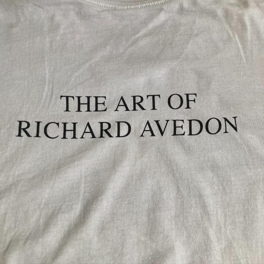 90sリチャードアヴェドン ビンテージTシャツ アートT フォトT AVEDON