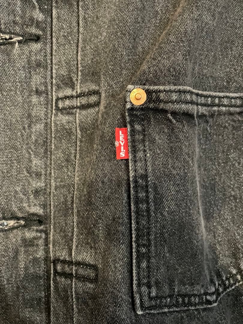 現行LEVIS TYPE-1 Denim Trucker Jacket ブラック