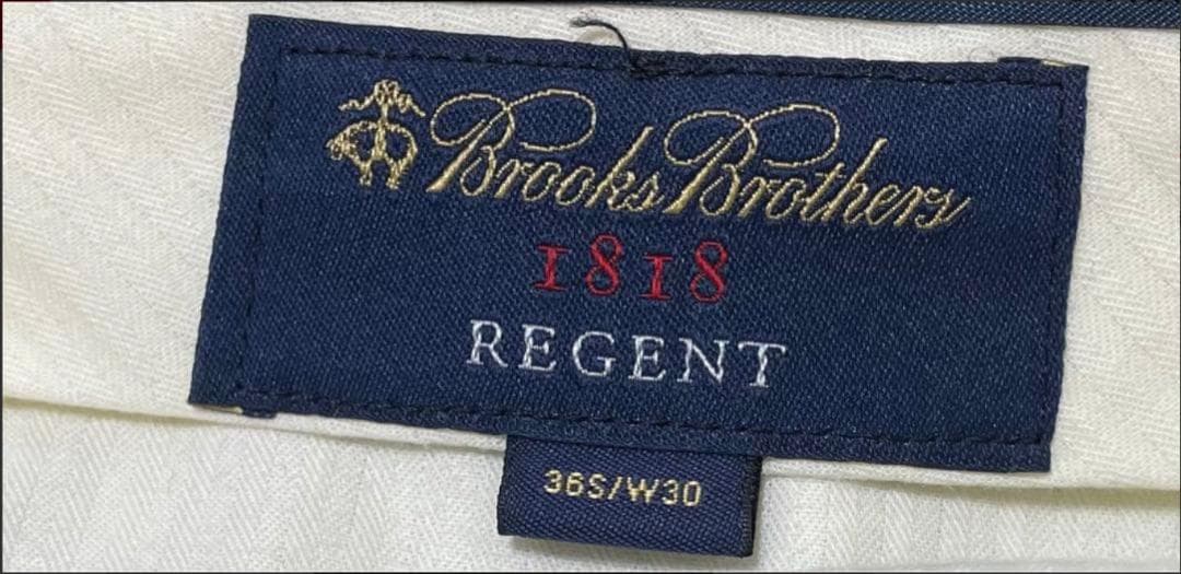 【18a2473f】本切羽ブルックスブラザーズREGENTスーツ36S