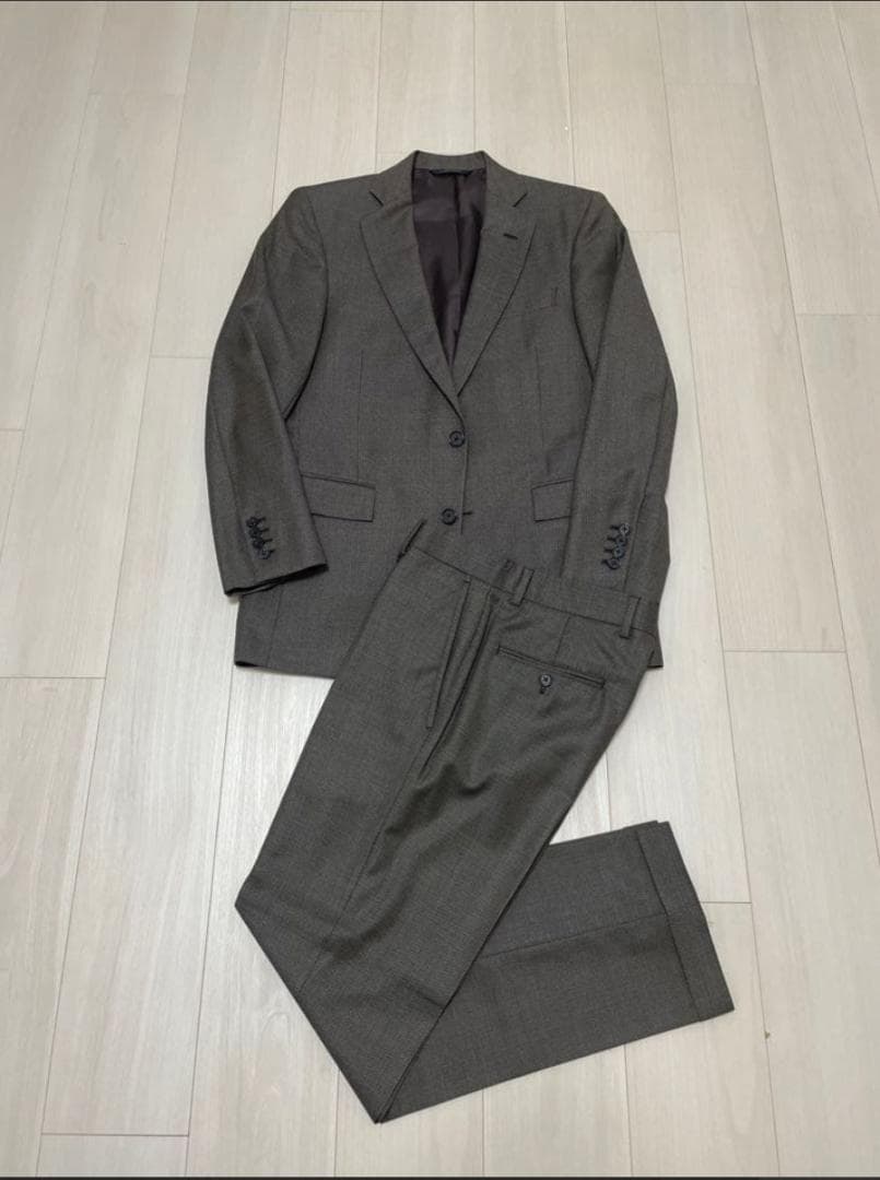 【18a2473f】本切羽ブルックスブラザーズREGENTスーツ36S