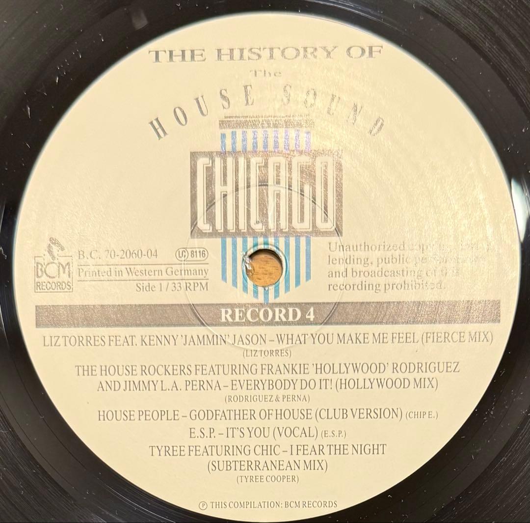洋楽 History of the House Sound of Chicago LP
