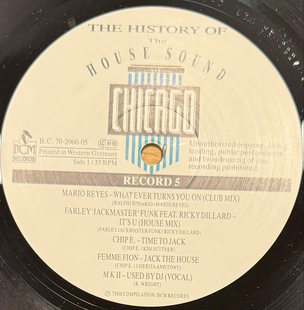 洋楽 History of the House Sound of Chicago LP