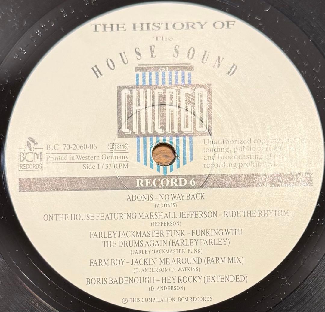 洋楽 History of the House Sound of Chicago LP