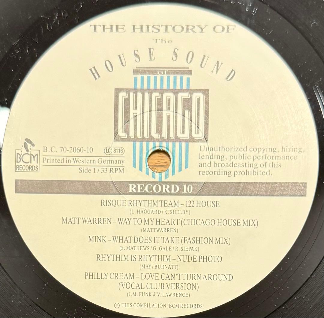 洋楽 History of the House Sound of Chicago LP