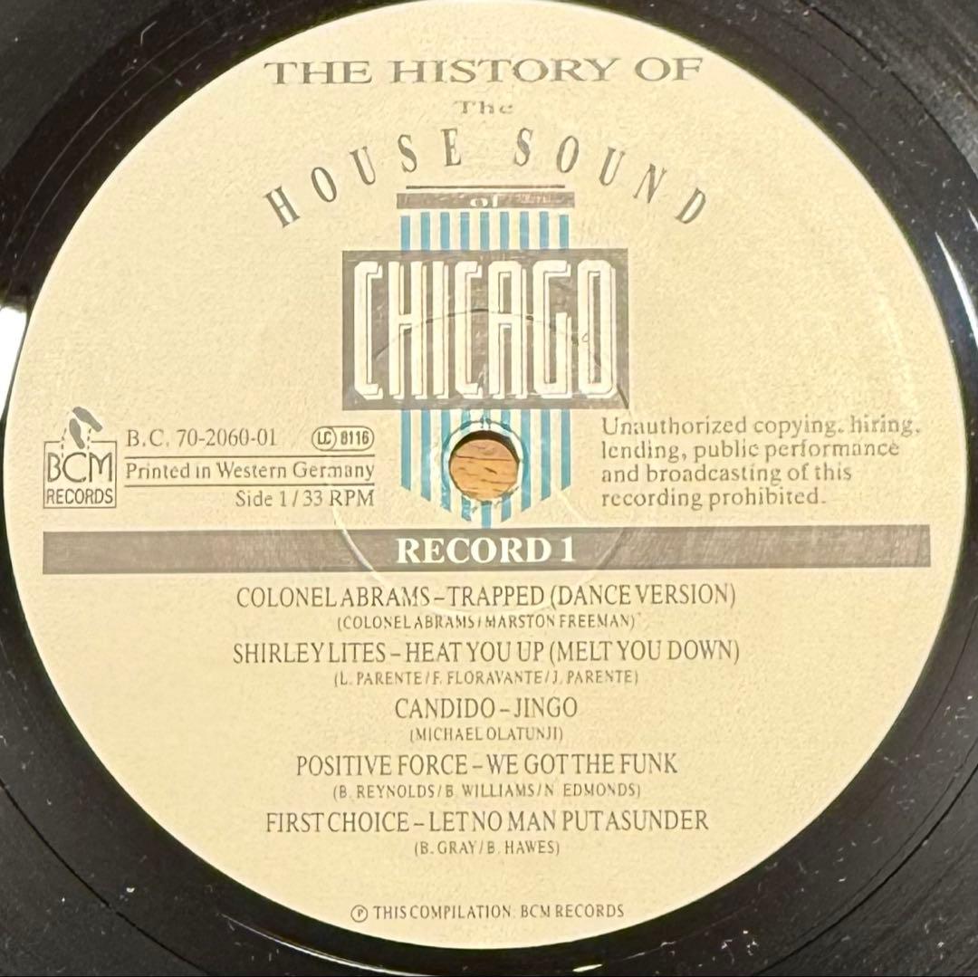洋楽 History of the House Sound of Chicago LP