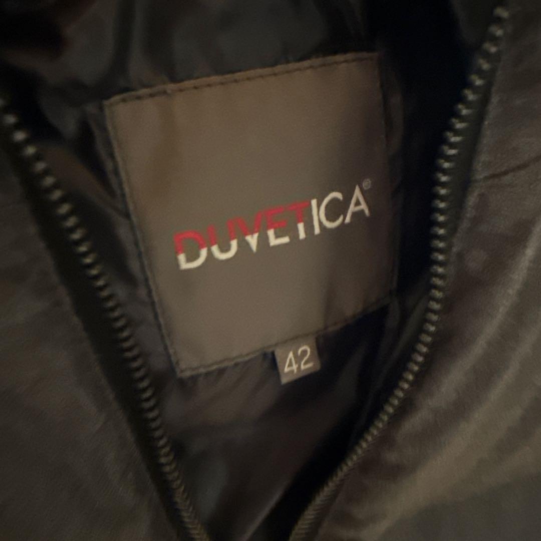 DUVETICA フード付きダウンベスト 42 ブラック