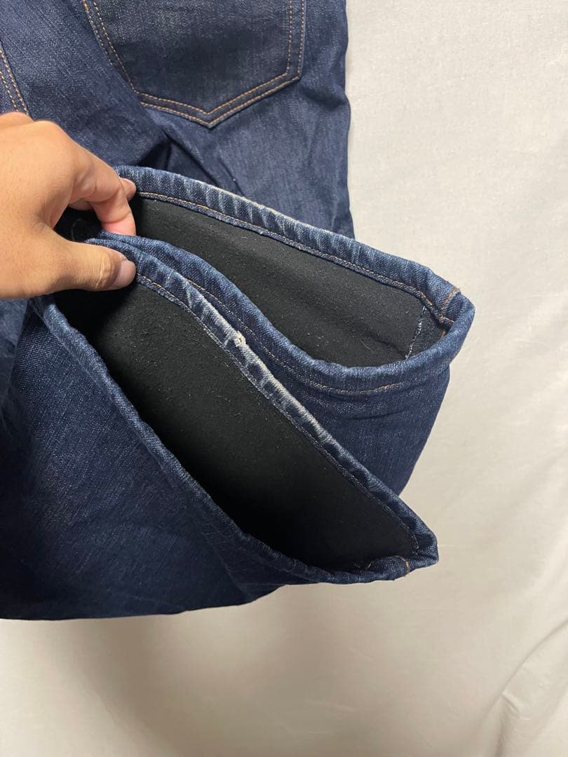 ★KADOYA★カドヤ★デニム パンツ★裏起毛★防寒★バイク★ライディング★36