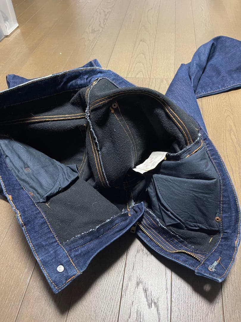 ★KADOYA★カドヤ★デニム パンツ★裏起毛★防寒★バイク★ライディング★36