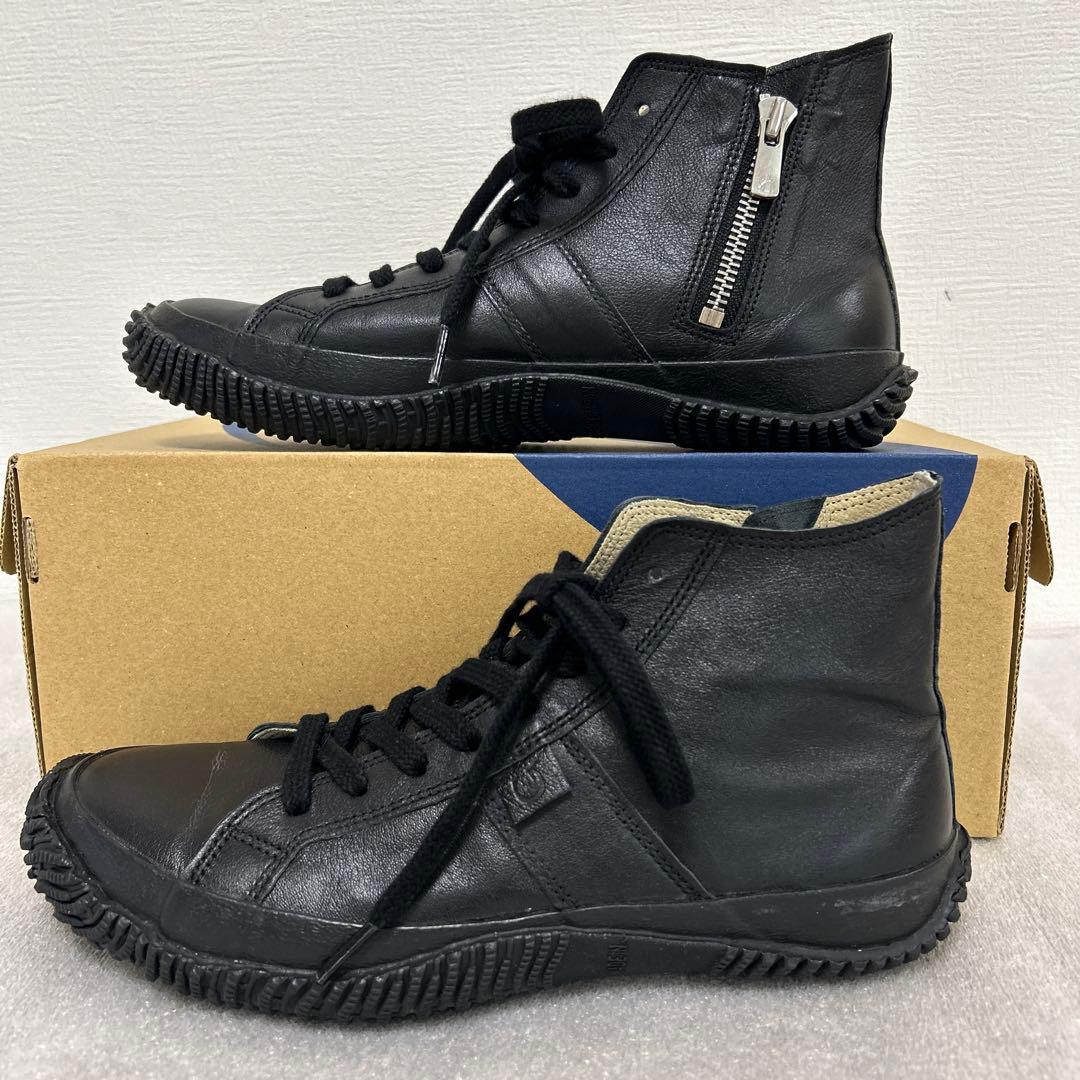 【極美品】スピングルムーブ　レザー　ハイカットスニーカー　SS 23.5cm