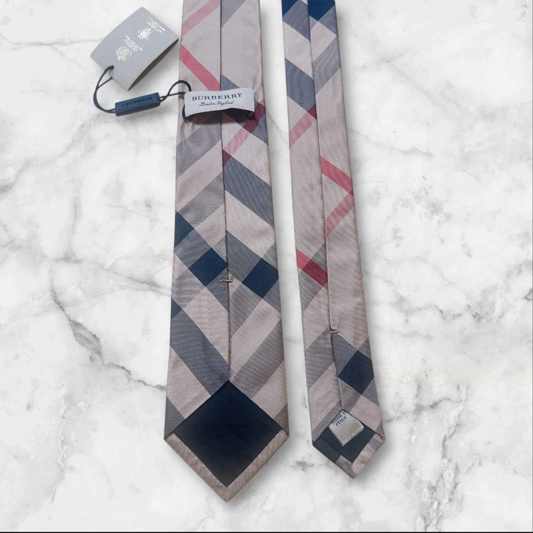 【タグ付】Burberry London バーバリー　ノバチェック　ネクタイ