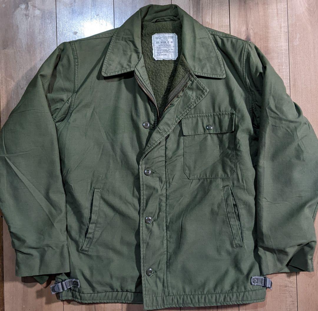 美品 70s a2 デッキジャケット ミリタリージャケット A-2