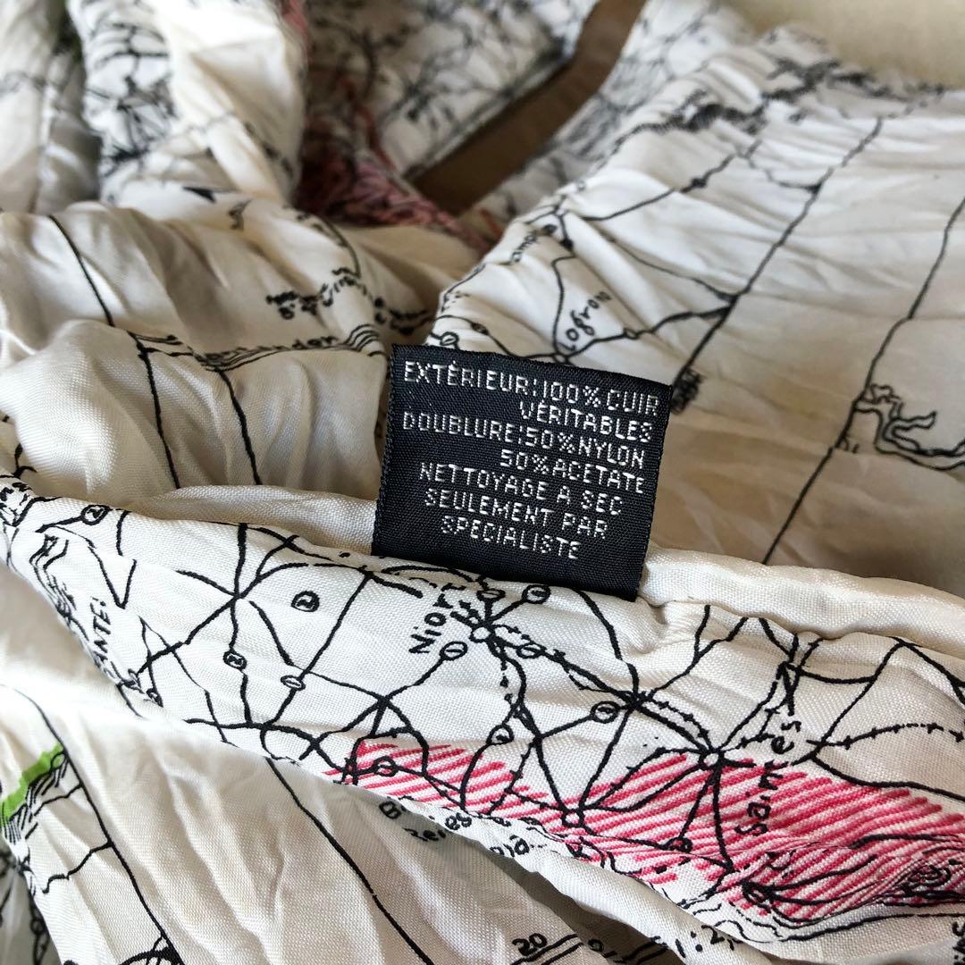 希少品 NAF NAF フライトジャケット レザージャケット G-1 羊革 XL