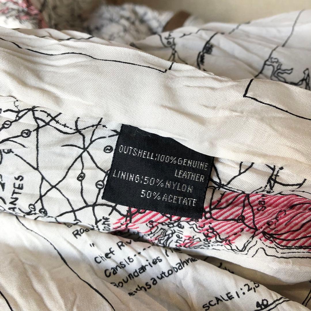 希少品 NAF NAF フライトジャケット レザージャケット G-1 羊革 XL