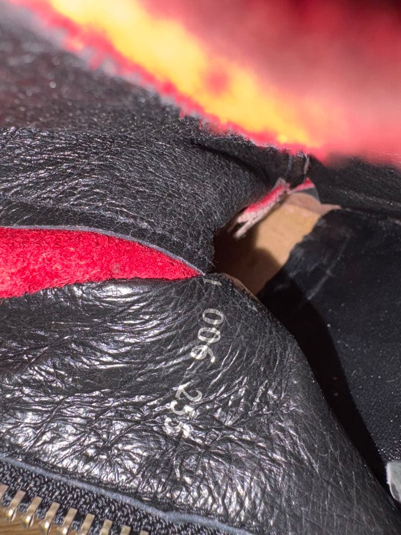 DELAY by win＆sonsスエードブーツ sizeＭ/レッドサイドジップ