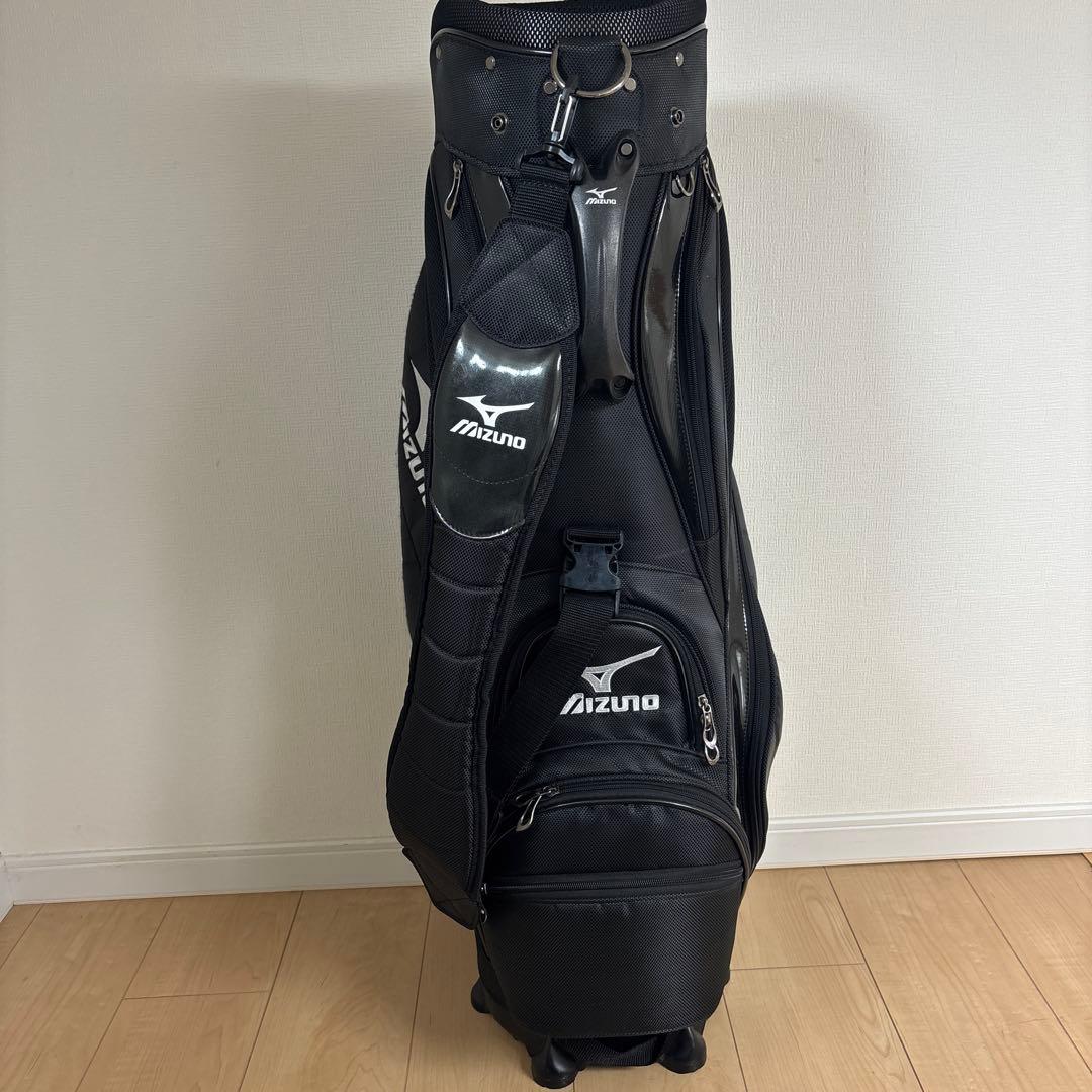 Mizuno GOLF ブラック キャディバッグ　ゴルフバッグ　5分割