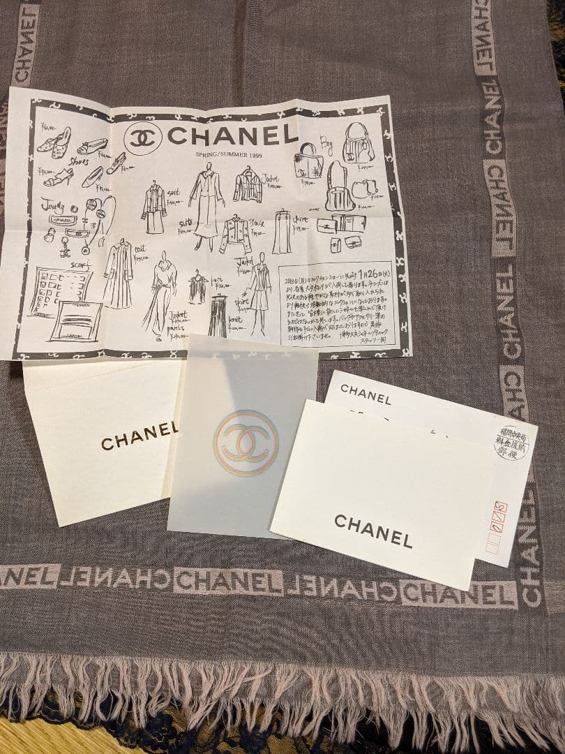 ♥ ヴィンテージCHANEL　Ａラインの紺色ジャケットCCボタン 完売したJK!