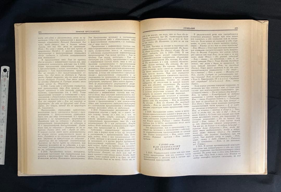 1980年　ソ連科学アカデミー版　ロシア語文法　2巻本　2巻セット