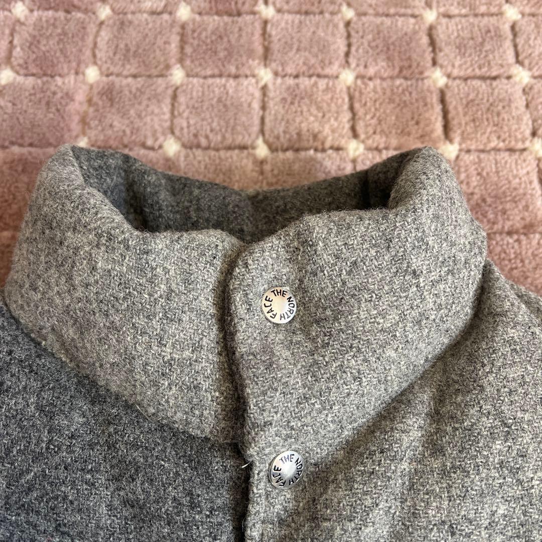 ノースフェイス　パールレーベル　ダウンベスト NORTHFACEハリスツイード