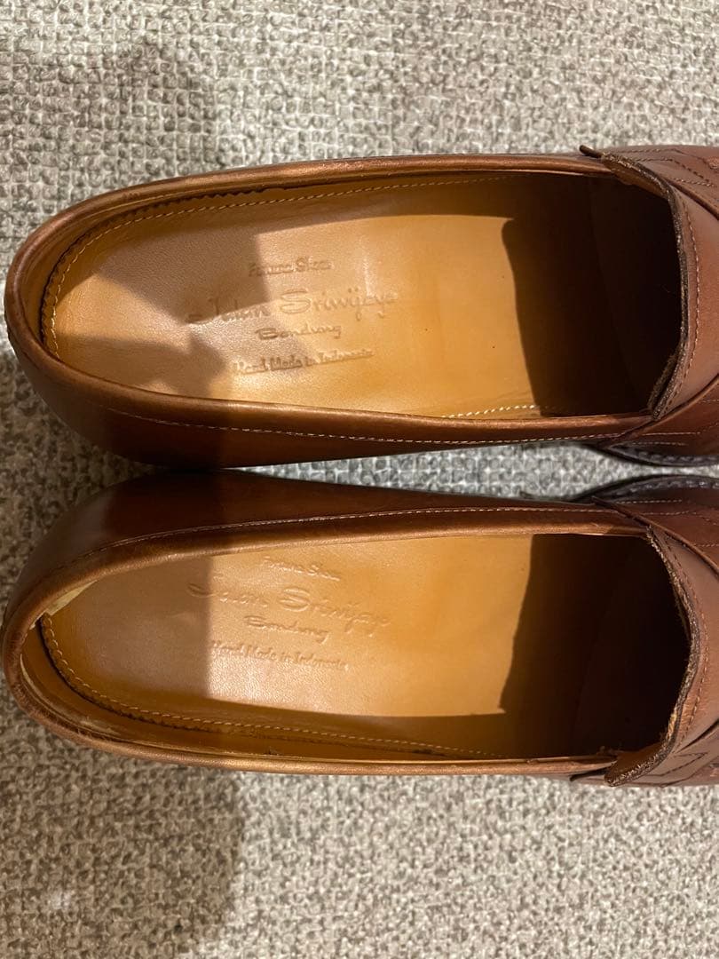 Jalan Sriwijaya ローファー ブラウン 98589