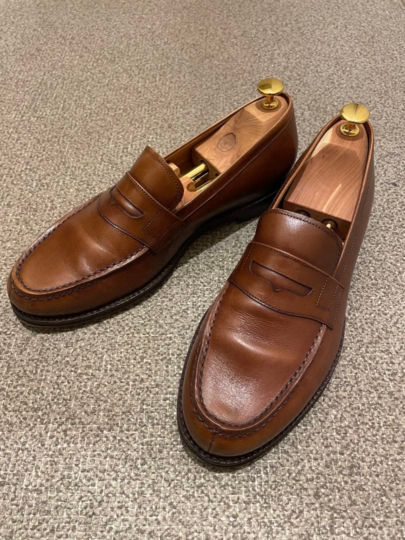 Jalan Sriwijaya ローファー ブラウン 98589