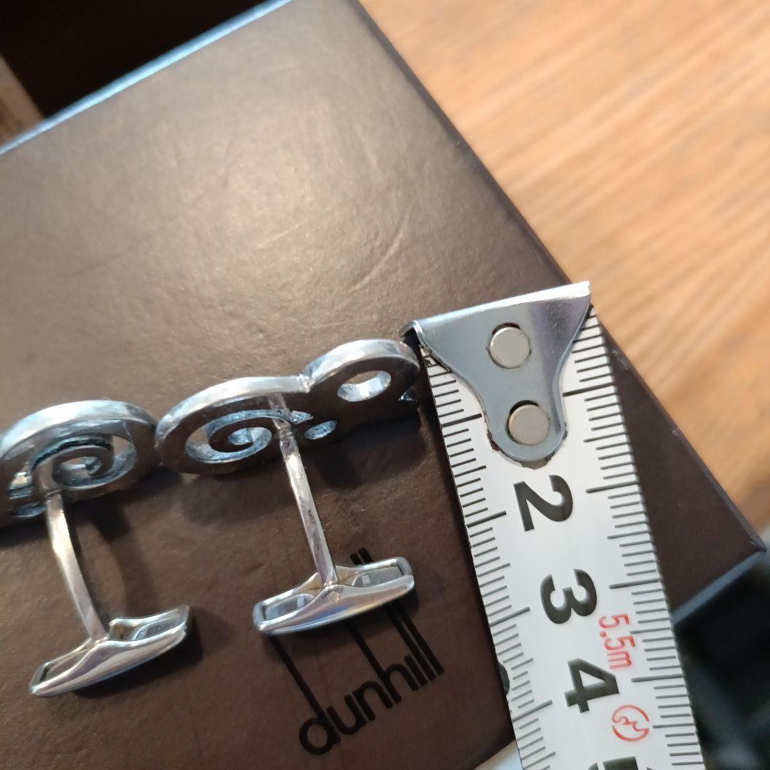 DUNHILL カフス　シルバー 925 アニマル柄　蛇　スネーク