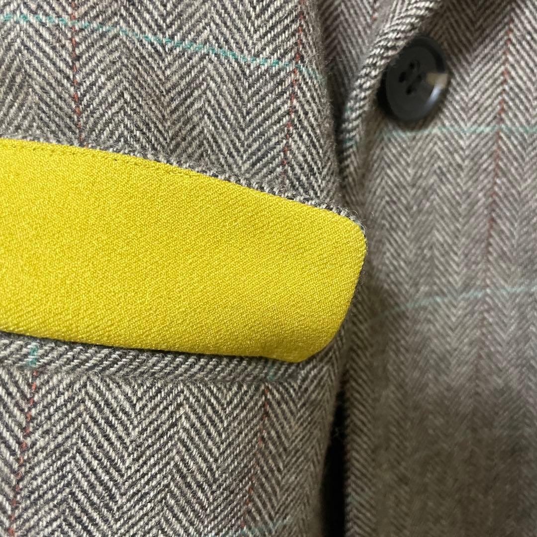 試着のみ　spick&span ウールヘリンボンジャケット　テーラードジャケット