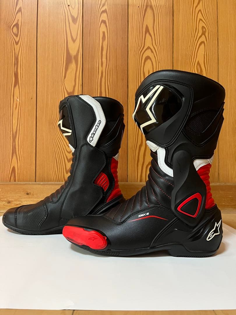 Alpinestars SMX-6 バイクブーツ 黒/赤