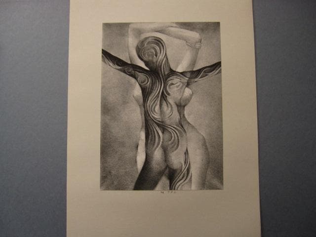 建石修志　変形譚　限定300部　オリジナルリトグラフ　lithograph　一葉