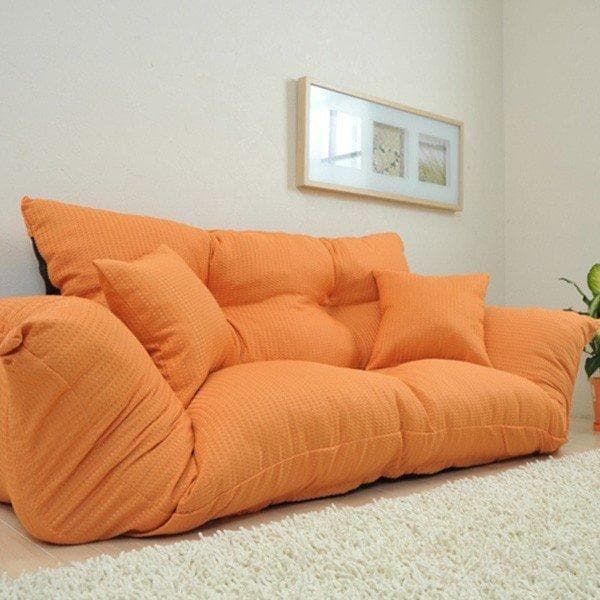 最終値下げ【通常価格: 32,800円】新ジャンボカウチソファ【ベージュ】 3