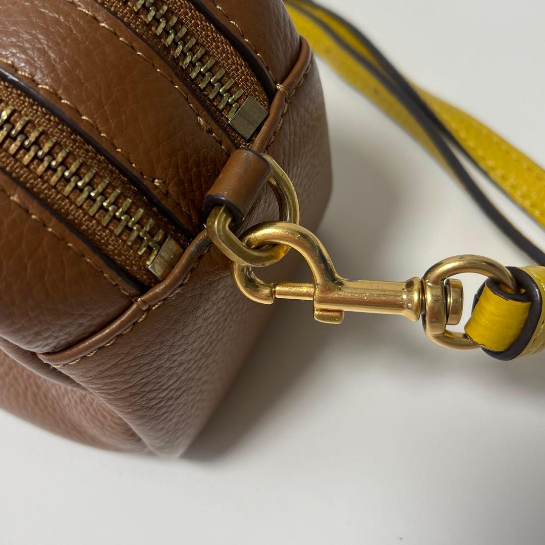 Tory Burch ペリーボンベミニバッグ キャメル