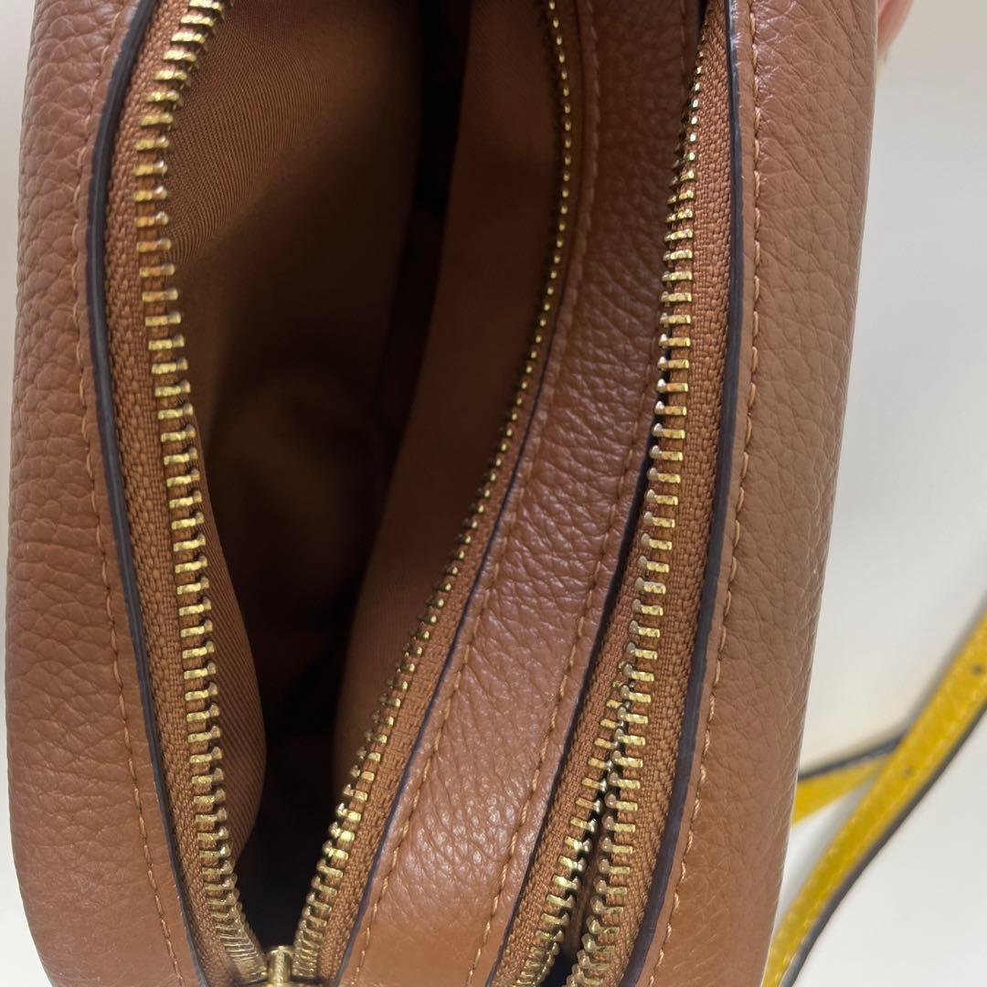 Tory Burch ペリーボンベミニバッグ キャメル