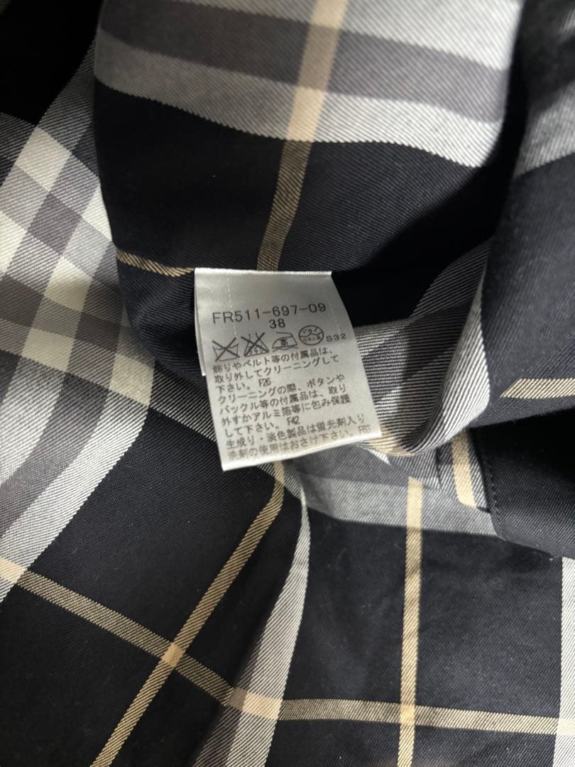 値下げ★BURBERRY LONDON トレンチコートブラック38
